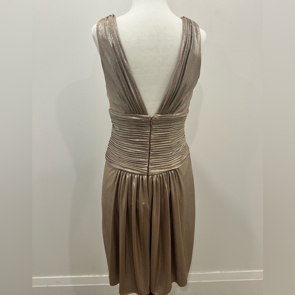BCbG metallic Grecian dress Size S - Picture 4 of 8